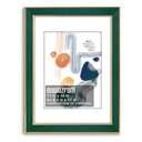 euwazram Suede 11x15 Frame - Single Frame, Christmas Elegant Green 11 x 15 Poster Frame with Mat for 8.5x11, 11x15 Picture Frames for Artwork, Puzzles, Photos and Movie Posters