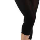 Capezio womens Hold & Stretch Footless Tight (Large, Black)
