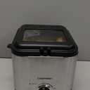 Chefman Fry Guy, The Most Compact & Convenient To Deep Fry Comfort Food, Restaurant-Style Basket With A 1.6-Quart Capacity, Easy-View Window & Adjustable Temp Control, Stainless - 1.5 Liter
