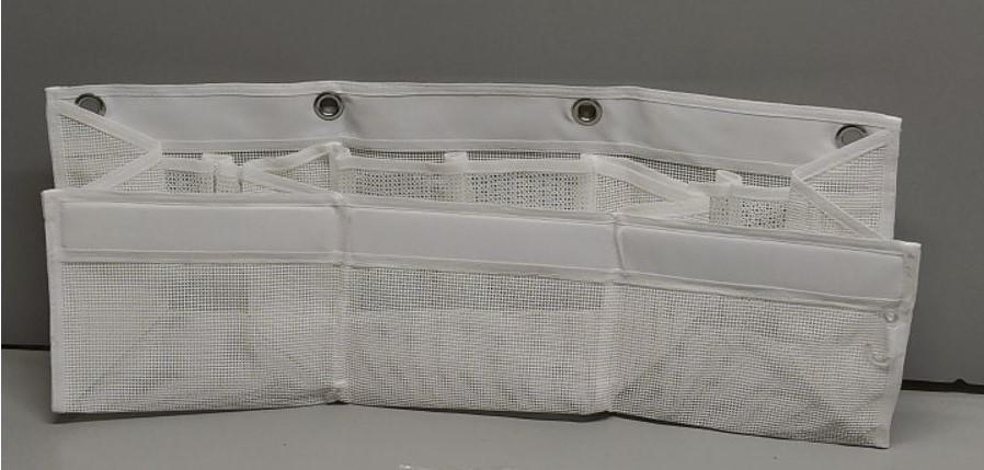 Hanging Storage Mesh Bag Bins with Pockets (23in x 9in)