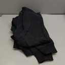 Arssm Mens Oversized Zip Up Hoodies Jackets Fleece Vintage Acid Wash Cotton Heavyweight Distressed Sweatshirt(Black-M)