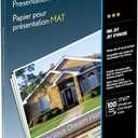 Epson Presentation Paper MATTE (11x17 Inches, 100 Sheets) (S041070),White
