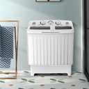 20 lbs Portable Washing Machine with Built-in Gravity Drain