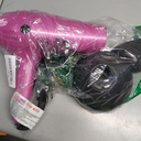 Conair Hair Dryer with Retractable Cord, 1875W Cord-Keeper Blow Dryer,Pink (3 Piece Set)