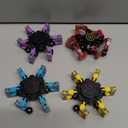 Transformable Fidget Spinners Toys 4 Pcs for Kids and Adults Stress Relief Sensory Toys for Boys and Girls Fingertip Gyros for Party Favors Christmas Stocking Stuffers Bulk for Teens