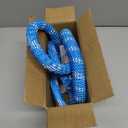 3.4/4.1/5 LBS Soft Spring Weighted Hoop for Adults, Quiet & Pinch-Proof Design, Portable Fitness Infinity Hoop with Body Tape Measure, Exercise Hoop for Core Workout (Blue)