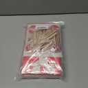 Whaline 25 Pcs Christmas Advent Calendar Bag 25 Days Countdown Party Favor Bags with Wood Clips Sticker Red White Xmas Tree Snowman Paper Treat Bags Candy Goodie Bag for Holiday New Year Supplies