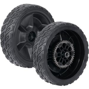 CheeMuii HRN216 Lawn Mower Rear Drive Wheels Kit 2 Pcs 8" Back Wheels Replace for 42710-VR8-N00ZA Push Mower Wheel Compatible with Honda HRN216 Lawn Mower