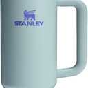 STANLEY Quencher H2.0 Tumbler with Handle and Straw 30 oz | Flowstate 3-Position Lid | Cup Holder Compatible for Travel | Insulated Stainless Steel Cup | BPA-Free | Exclusive Blue Cactus