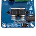 2-Pieces Set of BTS7960 43A High-Power Motor Driver Modules, Ideal for Arduino with Current Limiting Function and Suitable as Smart Car Driver Modules