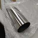 JY PERFORMANCE 4 Inch Straight Exhaust Pipe DIY Custom Mandrel Tube, 47.3 Inch Length, 4'' OD Mandrel Straight Pipe, T304 Stainless Steel, Universal Fitment -17 Gauge