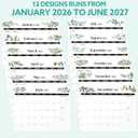 OcePor Calendar,Calendar Chore Chart, Calendars Wall and Desk Mountable, Great for Family Planner,Task