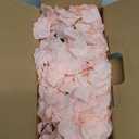 10Pcs Artificial Hydrangea Flowers Blush Heads Fake Hydrangea Silk Flowers for Wedding Centerpieces Bouquets DIY Floral Decor Home Decoration with Stems(VASE NOT Included)