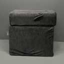 3 Adjustable Heights Foot Rest for Under Desk at Work - Ergonomic High Density Foam Footrest with Washable Cover, Foot Stools for Office, Home, Gaming (Grey)