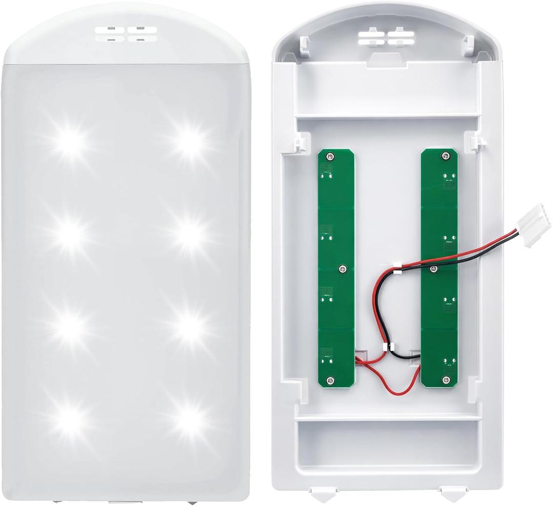 Upgraded W11527432 Refrigerator Led Light Replacement Fit for Whirlpool Maytag Amana Fridge, Refrigerator Light Assy Module Replaces W11387579 W11333374 W11042554 WRF555SDFZ11 WRX735SDHZ02