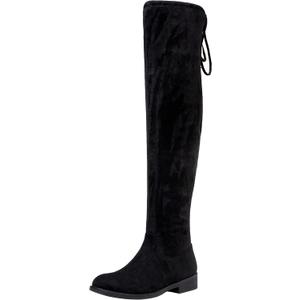 Vepose Women's 998 Suede Over The Knee High Boots Low Flat Heel Thigh High Boots for Women (11)
