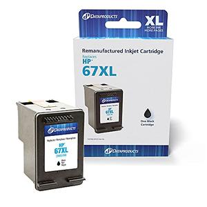 Dataproducts Brand Remanufactured Ink Cartridge Replacement for HP 67XL 3YM57AN | Black,3.25 x 2 x 4.25,DPC67XLB