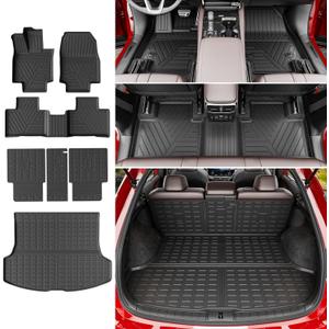 powoq Floor Mat Compatible with 2023-2026 Lexus RX350 RX350H RX500H Cargo Mat TPE Floor Liner Cargo Liner Trunk Replacement for 2023 2024 2025 2026 Lexus Accessories