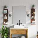 LitaEther Lack Wall Shelf,Display Floating Shelf (Solid Wood, 4 Tier)