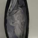 Cosmetic Bag Storage Organizer Insert Lightweight Waterproof Nylon Fabric with Zipper Closure Ideal for Travel Tote Bags