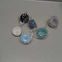 6Pcs Bird Nest Magic Hair Clips Hair Nest for Bun Strong Ponytail Holders Hair Accessories for Women Girls (Blue color scheme, Large) (1 Count (Pack of 6))