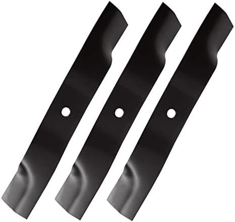 PetMigo 48 inch Deck Blade Set Fits for Ariens Gravely Exmark Toro Ferris Snapper 103-2527 103-6583 1-323515 1-403026 04919100 High Lift Mower Blades 3 Pack