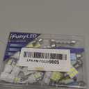 24 Pieces Dome Light LED Car Interior Bulb Kit Set 194 T10 DE3175 578 31mm 42mm Bulbs Interior Replacement Lights for Car Map License Plate Door Side Marker Cornering Trunk Light - White