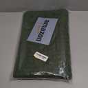 Indoor Door Mat 18"X30",Half Round Non Slip Machine Washable Entryway Rug for Front/Back Door,Half Circle Absorbent Low Profile Entrance Floor Mat for Spring Summer Muddy Wet Shoes and Paws- Green (1'6" x 2'6" (1 pack))