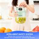 Personal Blender, Compact Cordless, BPA-Free, 20 oz (600ml), USB-C Rechargeable Makes Juices, Milkshakes, Smoothies Ideal for Travel, Gym, Office