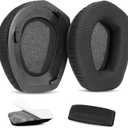 Replacement Earpads Cushions&Headband Compatible with Sennheiser RS165 RS175 RS185 RS195 HDR165 HDR175 HDR185 HDR195 TR165/175/185/195 Headphone Ear Pads with Breathable Fabric
