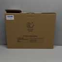 12"x16" Clear Acrylic Serving Tray with Golden Handles, Sturdy Huge Capacity Acrylic Tray for Coffee, Juice, Kitchen and Desk Organizer, Storage Tray (12"x16")