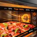 Nuwave Bravo XL Pro Air Fryer Toaster Oven with Grill Combo, 2025 New Ultra-Fast Convection System, 35% Crispier, 2X More Even, 142 Presets, 50-500F, Smarter Probe, PFAS Free, 30QT, Stainless Steel
