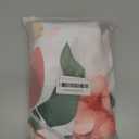 Cinbloo Pink Blush Coral Flower Floral Shower Curtain,Women Girls Wildflower Leaves Leaf Fabric Bathroom Curtains,Botanical Natural Spring Summer Butterfly Cloth Shower Curtain Set with Hooks, 72Wx72H