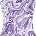 Kanu Surf Girls' Hurricane Beach Sport UPF 50 One Piece Swimsuit (10, Gigi Purple)