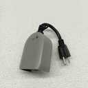 UltraPro Outdoor Outlet Timer, Dusk-to-Dawn Sensor, Single Outlet, Simple Automation, Weather-Resistant, Light Sensing, Seasonal Outdoor, Landscape, 1 Pack, Gray, 53634