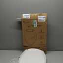 Brondell L60-EW LumaWarm Heated Toilet Seat with Night Light Three Temperature Settings, Gentle Close Lid, Easy Installation, Built-in Controls, Elongated, White