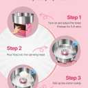 VEVOR Electric Cotton Candy Machine, 1000W Commercial Floss Maker w/Stainless Steel Bowl, Sugar Scoop and Drawer, Perfect for Home, Carnival, Kids Birthday, Family Party, Pink