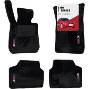 Custom 3D car mats for BMW 3 Series 2008-2012 (320i, 325i, 328i, 330i, 335i, M3) Glowing Wool Carpet Car Mats - Custom Fit, Anti-Slip, All-Weather Protection with Logo