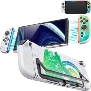 Slim Dock-Friendly Hard Shell Protective case for Switch 2 (2025), White, Compatible with Joy-con, Anti-Fingerprint, Precise Cutouts, Travel-Friendly