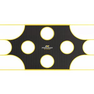 PodiuMax Soccer Goal Target Net with 10 Scoring Zones, 16x7 FT Adjustable Soccer Training Aide, Practice Shooting and Passing Accuracy, Portable Football Accessories