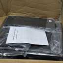 Kitstorack Shoe Rack, 4 Tier Shoe Organizer for 9-12 Pairs of Shoes, with 2 Drawers, 3 Fabric Shelves and Wooden Top, Shoe Rack for Closet Entryway, Rustic Brown