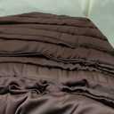 10 Panels 5ft(W) x 20ft(L) Brown Ceiling Drapes for Wedding Parties, 60"W x 240"L