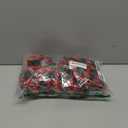 5Pcs 41FT Artificial Pink Flowers Garland, Fake Hanging Outdoor Flower Vines Pink Rose with Green Leaves, Faux Silk Flower for Backdrop Decoration Tea Party Wedding Arch Birthday