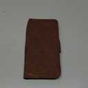 Leather Magnetic Wallet Case for iPhone17 Pro Max Compatible with MagSafe & Wireless Charging, 3 Card Slots & ID Holder, Kickstand, 360 Military Shockproof Protection Premium Brown