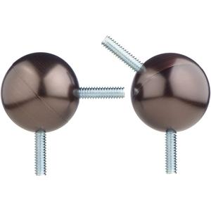 Ivilon Bay Window Curtain Rod Corner Connector - for Rods of 5/8 to 1-1/8 Inch - Oil Rubbed Bronze