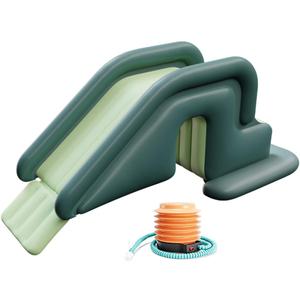 Inflatable Pool Slide Universal for Backyard - Summer Swimming Pool Water Slide, Swimming Water Slide, Compatible with All Inflatable Pools (Dark Green)