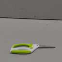 LIVINGO 10" Spring Action Fabric Scissors, Professional Sewing Scissors for Tailor Dressmaker, Spring Loaded Heavy Duty Fabric Shears for Crafting with Comfort Handle, All purpose(Green/White)