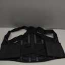 Posture Corrector for Women & Men, Back Brace Advanced Full Back Support for Upper & Lower Back Pain Relief, Spine, Neck, and Hump, X-Style Medical-Grade Lumbar Support System with Adjustable Shoulder Straightener and Breathable Design for Long Sitting and Exercise (X-Large (Waist 42"-46"), Black)