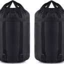 Compression Stuff Sack, 12L/24L/45L Sleeping Bag Cover Sack Sleeping Bags Storage Stuff Sack Organizer - Great Sleeping Bags Clothes Camping Hiking Backpacking
