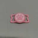 Waterproof Airtag Dog Collar Holder for Apple Air Tag, Silicone Dog Airtag Holder for Dogs & Cat Collars(Pink)